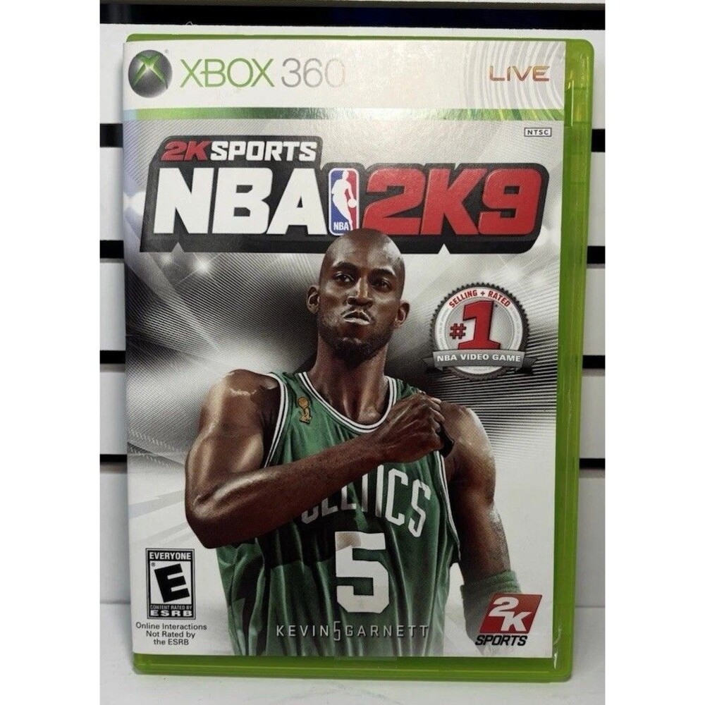 NBA 2K9 Xbox 360 Tested And Working Kevin Garnett 2k Sports